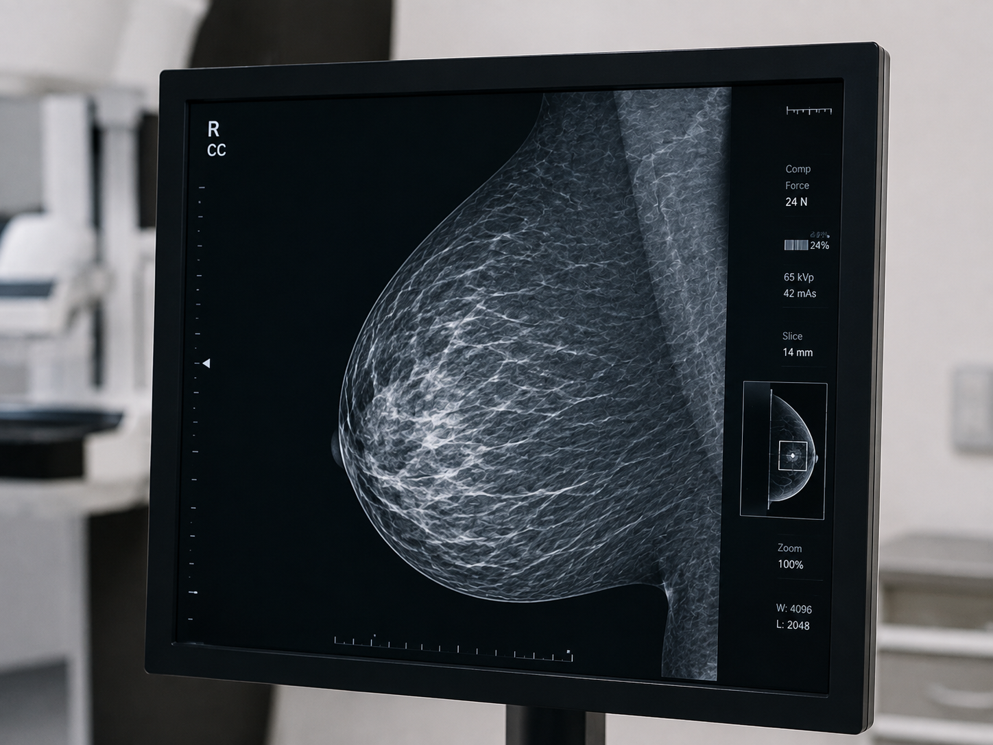 Mammography example image